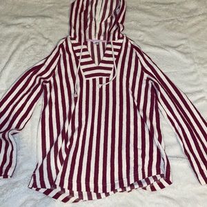 old navy striped hoodie